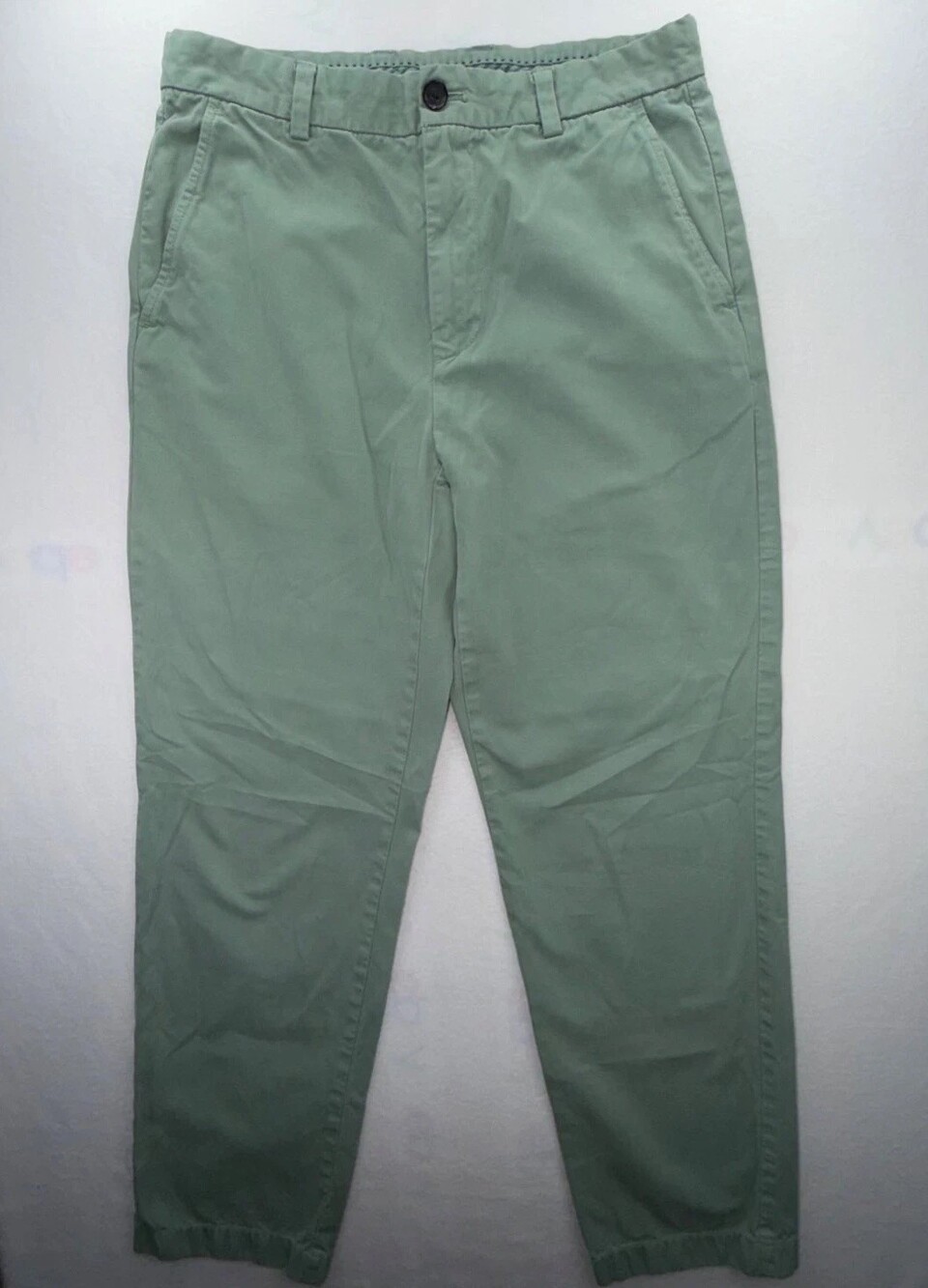 Brooks Brothers Pants Clark Mens 32x32 Sage Green Flat Front Classic Fit NWT